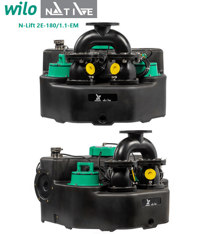 Установка канализационн N-Lift 2E-180/1,1-EM Wilo/Native 2469738