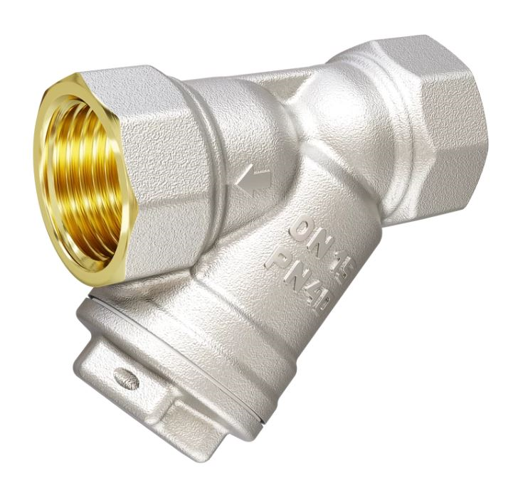 Фильтр сетчатый газ латунь 100 мкм Ду15 Ру40 ВР/ВР (36) LD Pride LD 57.111.1.15.M02 GAS