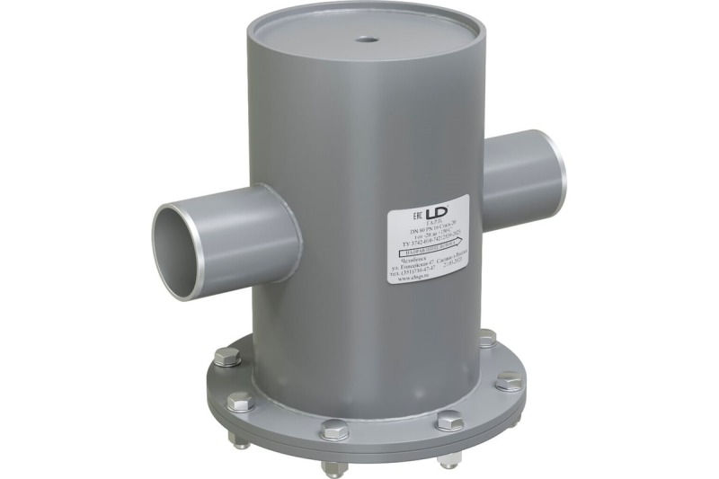 Грязевик верт сталь Ду65 Ру16 п/привар LD ГА.Р.П.065.16.2