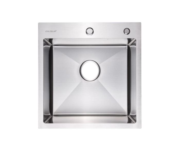 Мойка для кухни врезная 500х500х220мм матовый без сифона G-lauf GL-5050