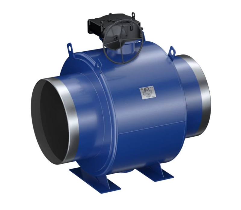 Кран шаровой сталь 09Г2С вода КШЦПР Energy Ду600 Ру16 п/привар полный проход с редуктором LD 12206000163RWLD000000000