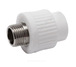 Муфта PP-R комбинированн Дн25 х1/2" НР (280/20) ПК Контур 011211025100