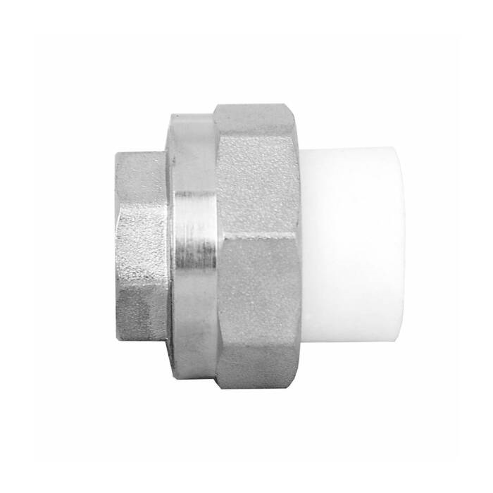 Муфта PP-R комбинированн разъемн (американка) Дн25 х3/4" ВР усиленн (100/10) ПК Контур 011304025200