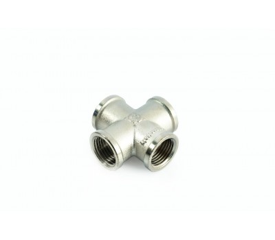 Крест латунь никель Ду1/2" ВР (50/10) General Fittings 270036N040000A