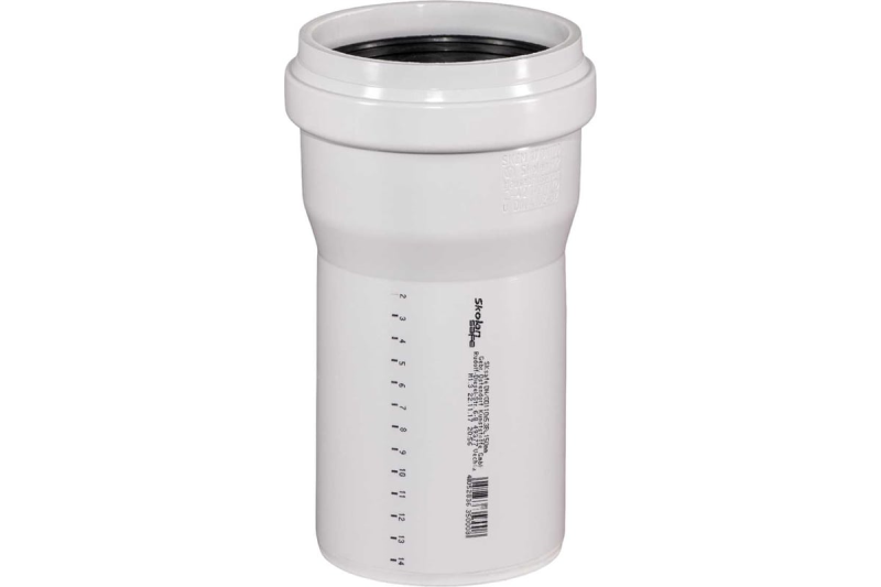 Труба PP белый бесшумн Дн110 х5,3 L=0,25м Skolan (96) Ostendorf 335010