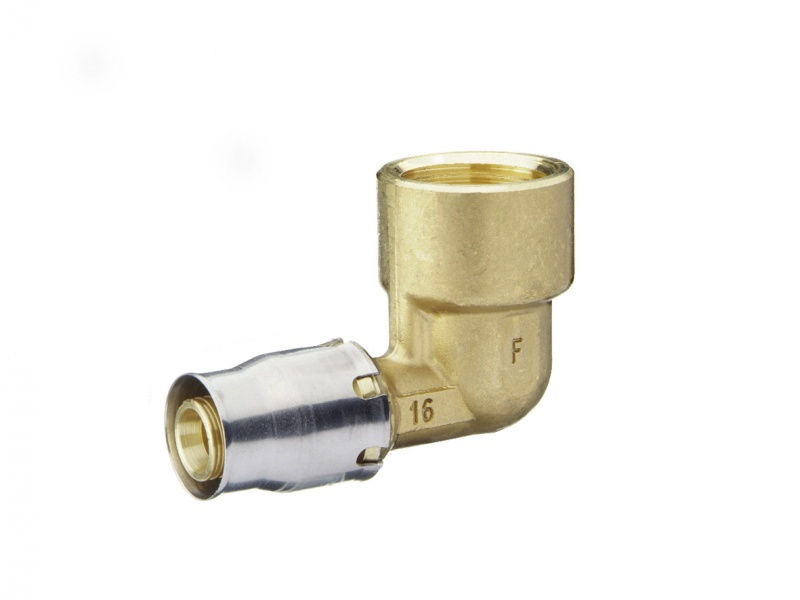 Угольник латунь Дн20х1/2" alpex-plus push ВР Fraenkische 87320792 Уценка
