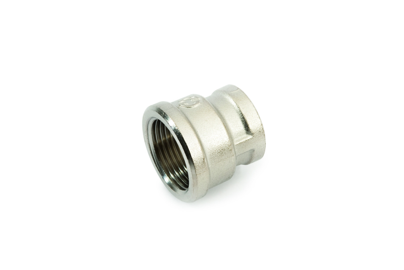 Муфта латунь переходн никель Ду1 1/2"х2" ВР (20) General Fittings 260047N201400A