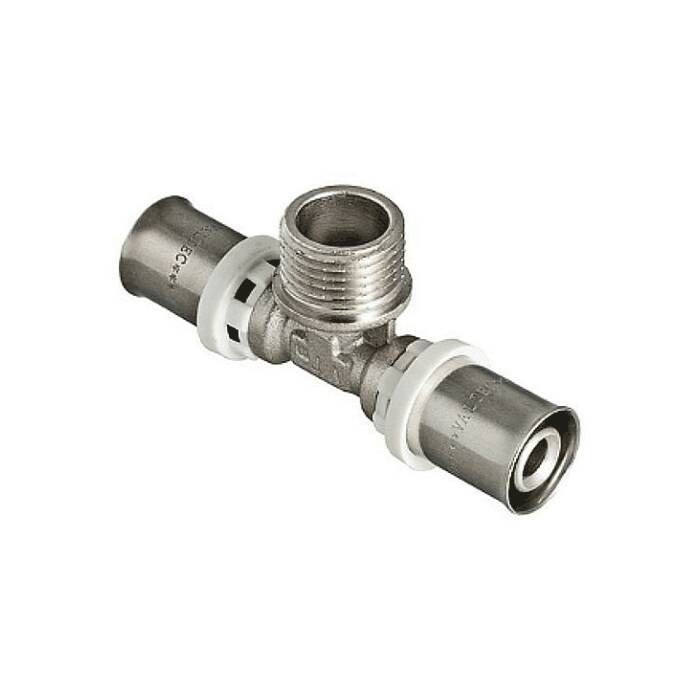 Тройник латунь Дн26х3/4"х26 пресс НР (35/5) Valtec VTm.233.N.260526
