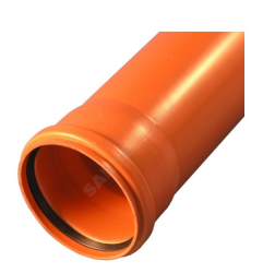 Труба НПВХ коричневый SN4 Дн250 х6,2 L=1,2м (12) Хемкор 1491073