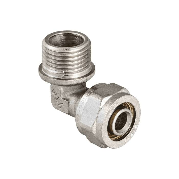 Угольник латунь Дн32х1" обжим НР (25/5) Valtec VTm.353.N.003206