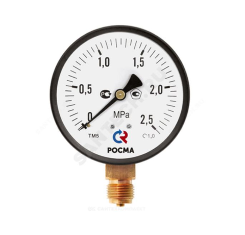 Манометр ТМ-510Р радиальный Дк100 40МПа М20х1,5 150C кл.т.1,5 (50) Росма 00000008614