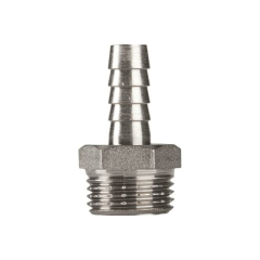 Штуцер латунь Ду3/4"х25 НР General Fittings (100/10) никель 2600D9N052500H