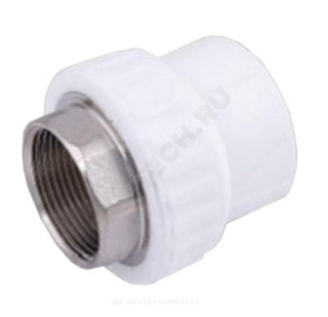 Муфта PP-R комбинированн Дн90 х3" ВР под ключ (3/1) Valfex 10134090