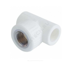 Тройник PP-R комбинированн Дн20х3/4"х20 ВР (45/15) Valfex 10127120