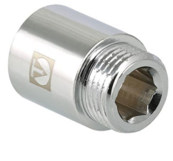 Удлинитель латунь хром Ду3/4" ВР/НР L=50мм (70/10) Valtec VTr.198.C.0550