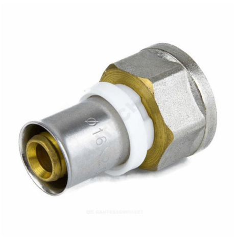 Соединитель латунь Дн32х1 1/4" 8002 пресс ВР для мп (50/5) Aquasfera 8002-08