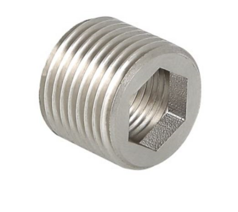 Футорка латунь никель Ду3/4"х1/2" НР/ВР под шестигранник (350/10) Valtec VTr.660.N.0405
