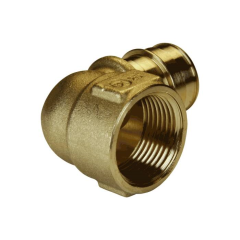 Уголок латунь GX129 Дн16х1/2" для труб PE-Х ВР (150/10) Giacomini GX129Y033