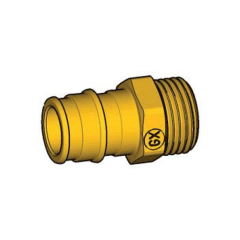 Муфта латунь GX107 Дн16х1/2" для труб PE-Х НР (250/10) Giacomini GX107Y033