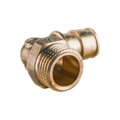 Уголок латунь GX127 Дн16х1/2" для труб PE-Х НР (150/10) Giacomini GX127Y003