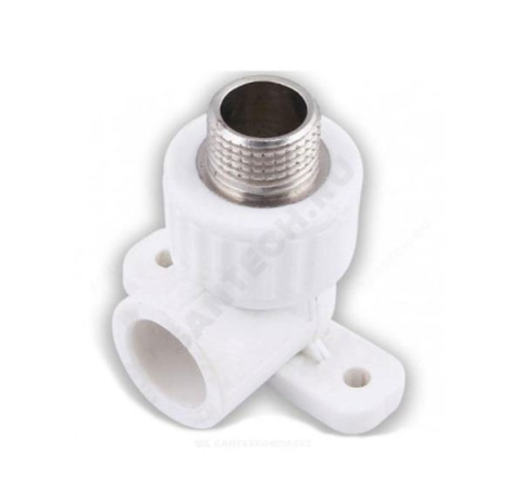 Угольник PP-R комбинированн Дн25 х1/2" НР с креплением (60/15) Valfex 10121025