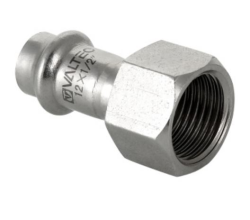 Соединитель сталь нерж Дн28х1" пресс ВР (60/5) Valtec VTi.902.I.002806