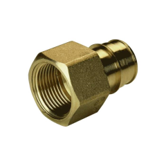 Муфта латунь GX109 Дн25х3/4" для труб PE-Х ВР (100/5) Giacomini GX109Y045