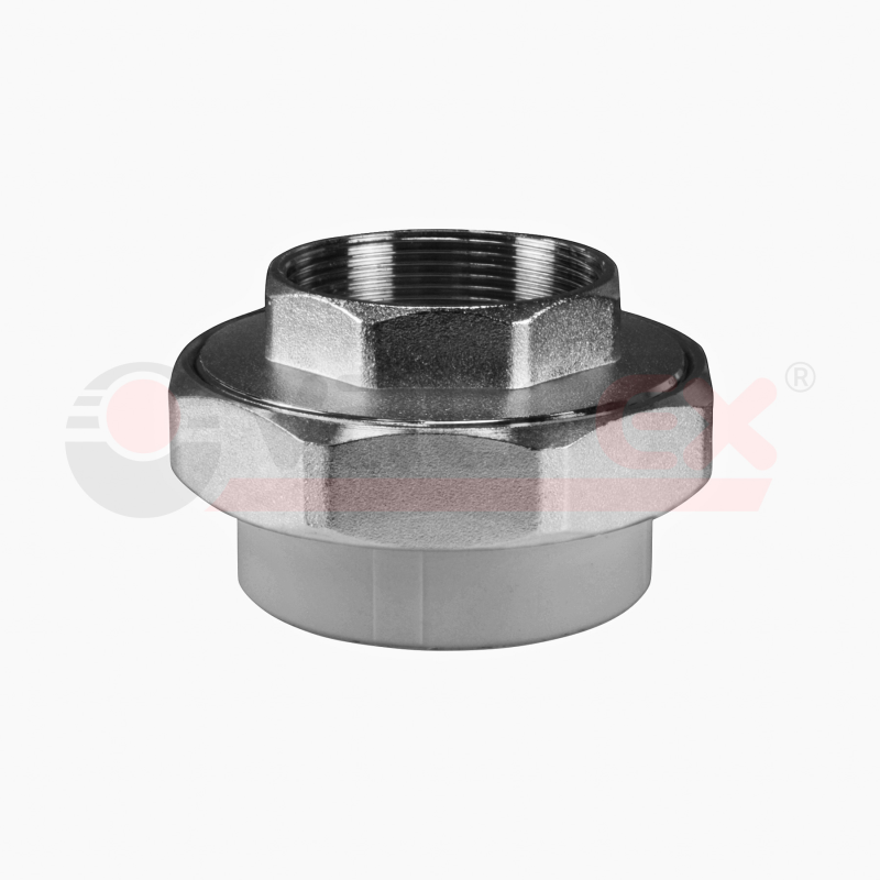 Муфта PP-R комбинированн разъемн (американка) серый Дн32 х1 1/4" ВР (60/15) Valfex 10155132Г