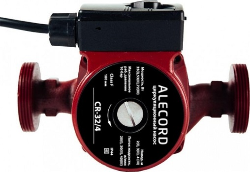 Насос циркуляционный CB, CD 32/4 Alecord чугун комплект, каб.1м с евровилкой 220В 72Вт Qmax=2,4м3/ч Нmax=4м L=180мм Oasis