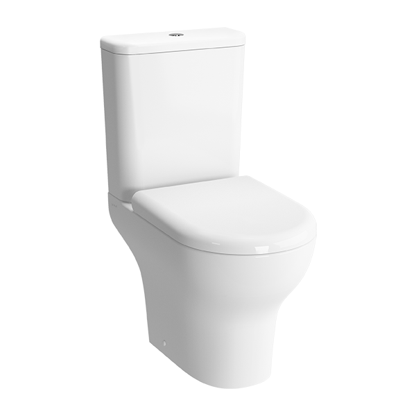 Унитаз безободковый Zentrum Rim-Ex белый с сиденьем микролифт Vitra 9824B003-7207