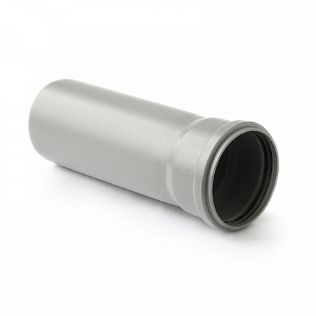 Труба PP серый Дн110 L=0,75м COMFORT Polytron 500087