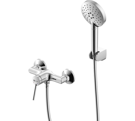 Смеситель для душа Minima настенный одноручный без излива хром LeMark LM3803C