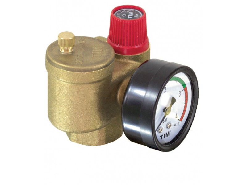 Группа безопасности 1" 3бар для котла Компакт TIM JH1023-3