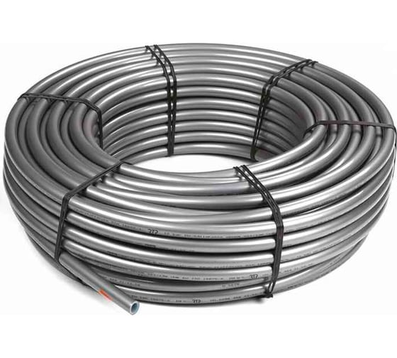 Труба PEX-EVOH серая Дн25х3,5 Ру10 бухта 50м РосТурПласт 25485