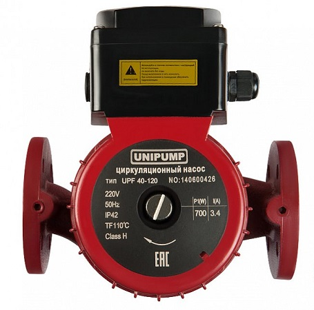 Насос циркуляционный UPF 65-100 230В 1000Вт Qmax=35м3/ч Нmax=10м L=300мм UNIPUMP 55391