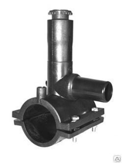 Отвод ПНД ПЭ100 седловой SDR11 Дн75х32 с фрезой эл/св Eurostandard