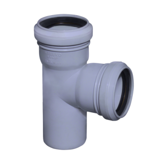 Тройник PP серый Дн50х50 87° (90) Jakko 202152050R