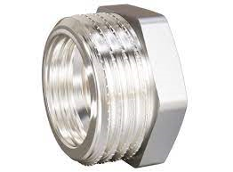 Футорка латунь никель Ду1"х1/2" НР/ВР с биркой ШК (56) LD Pride LD.67.517.25х15