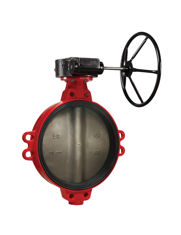 Затвор дисковый поворотный ЗПВЛ-FLN(w)-5-100-MDV-Е Ду100 Ру16 с КОФ GGG40,CF8M,EPDM,-15.+95С с редуктором АДЛ BD01A27268 с КОФ