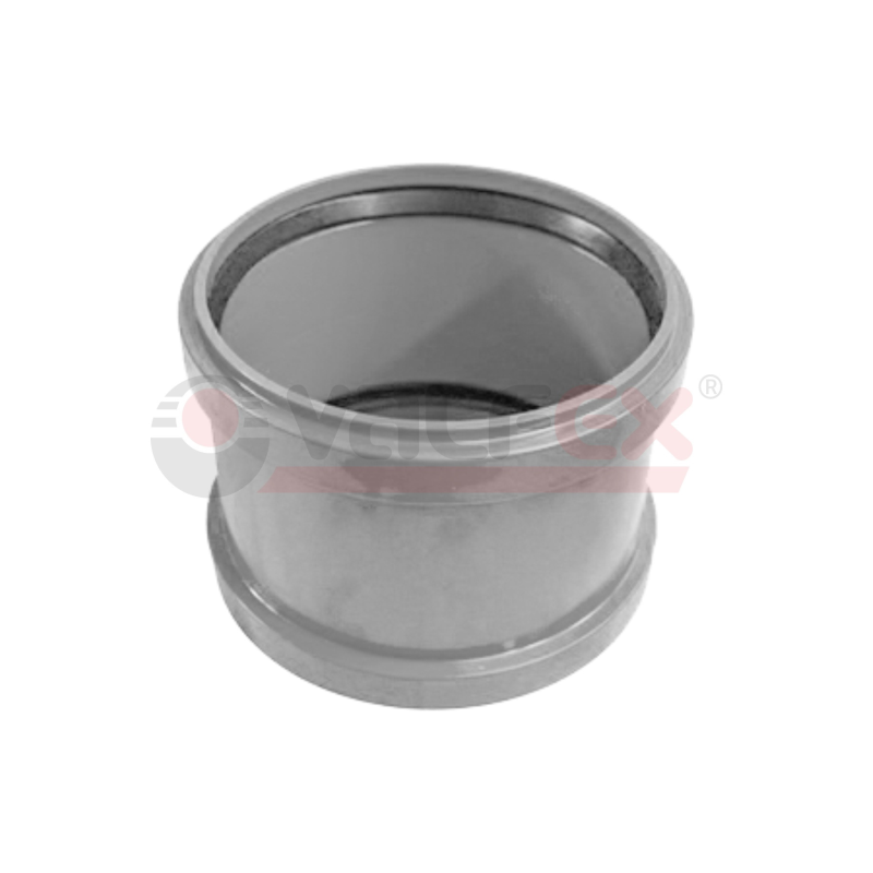 Муфта PP серый соединительн Дн75 2-х растр (150) Valfex 20105075