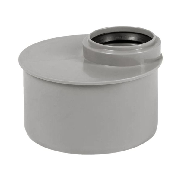 Переход PP серый Дн75х50 короткий (400) Valfex 25175050