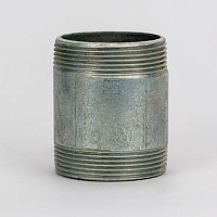 Бочонок сталь оцинк Ду25 L=65мм накатная резьба из труб по ГОСТ 3262-75 АС