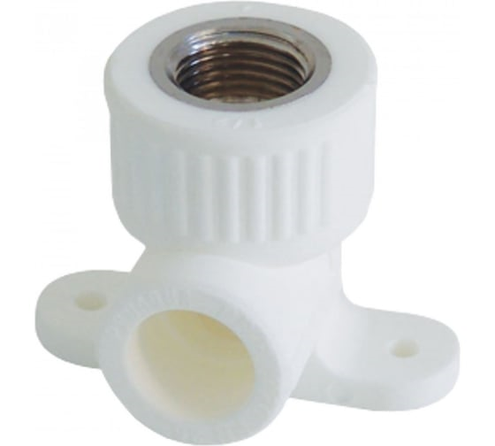 Угольник PP-R Дн20 х1/2" ВР для смесителя с креплением Pro (80/20) Valfex 10120020-PRO