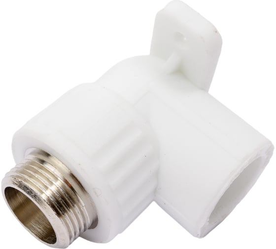 Угольник PP-R Дн25 х3/4" НР для смесителя с креплением Pro (45/15) Valfex 10121125-PRO