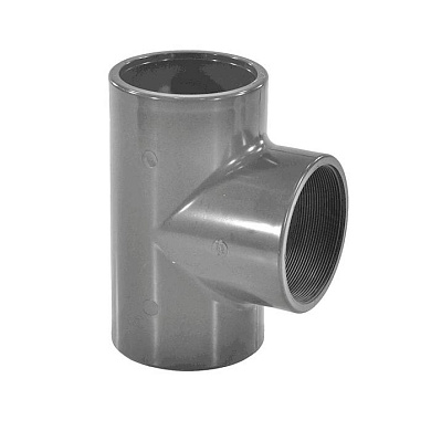 Тройник ПВХ комбинированн Дн110х4" клеевой средний выход ВР Aquaviva TWT1100