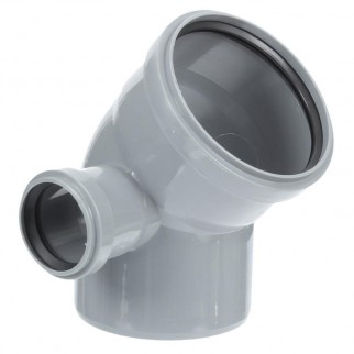 Спецотвод PP серый Дн110х50 45° FLEXTRON 148068
