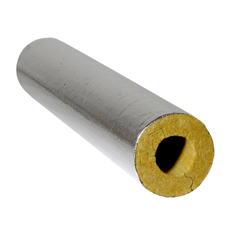 Цилиндр минеральная вата КВ-120 ФА 38/30 (Г1) L=1м Экоролл 00-00002182/120