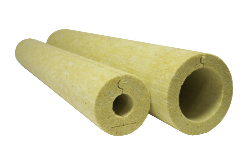 Цилиндр минеральная вата КВ-150 70/30 (НГ) L=1м Экоролл 00-00000810/150