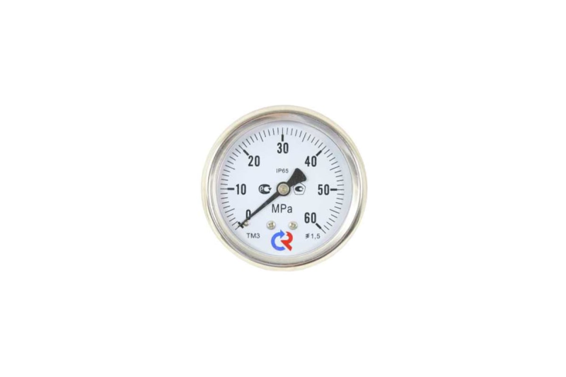 Манометр виброустойчив ТМ-320Т.00 осевой Дк63 6МПа G1/4" 150С кл.т.1,5 IP65 Росма 00000026996