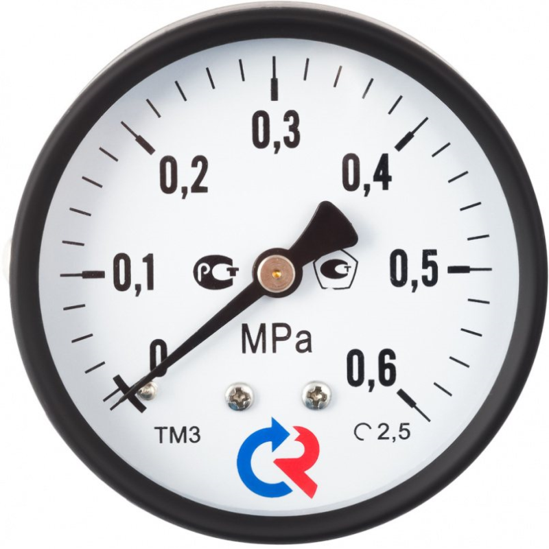 Мановакуумметр ТМВ-310Т.00 осевой Дк63 -0,1-2,4МПа G1/4" 150С кл.т.2,5 IP40 Росма УТ-00048802